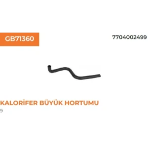 KALORİFER BÜYÜK HORTUMU RENAULT RENAULT 9 77040024