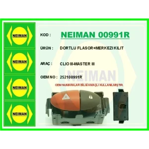 DORTLU FLASOR+MERKEZI KILIT CLIO III-MASTER III