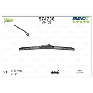 SİLENCİO HİBRİD TİP SİLECEK HİBRİD VM136 (X1) (700 MM)