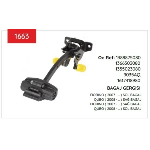 BAGAJ GERGİSİ ÇİFT KAPI FIAT FİORİNO BIPPER NEMO 2