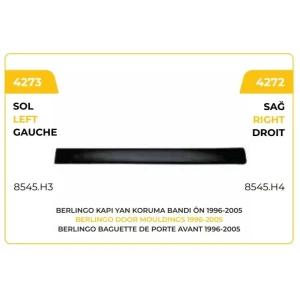YAN KAPI BANDI ÖN SOL EM 1996-2005 PEUGEOT PARTNER