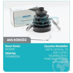 AKS KÖRÜĞÜ DIŞ VW:T5 1.9TDİ 04- T5 2011- 2.0TDİ TO UAREG 03-10 PHAETON I AUDİ Q7 4.2TDİ 6.0 TDİ 4LB