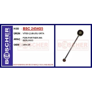 VİTES ÇUBUĞU ORTA P206-PARTNER-306-BERLINGO