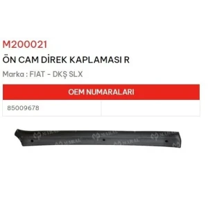CAM DIREK KAPLAMASI ÖN SAĞ DKS SLX