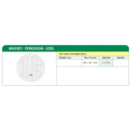 AYFAR MASSEY FERGUSON TRAKTÖR CAMI