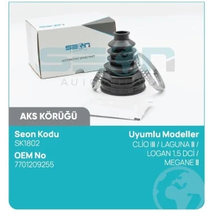 AKS KÖRÜĞÜ İÇ LOGAN 1.5 DCI 1.4 1.6 SANDERO 1.2 16V 1.4-1.5 DCI CLIO III 1.2 16V 1.4 16V 1.6 16VGT 1.5DCI GRAND MODUS LAGUNA II MEGANE II MODUS SCENIC II TWINGO I
