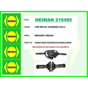 FAR SİNYAL KUMANDA KOLU MEGANE II SEDAN