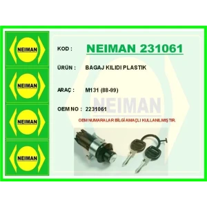 BAGAJ KİLİDİ PLASTİK YM M131 DKS 88-99