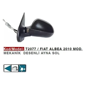 DIŞ DİKİZ AYNASI IÇTEN KUMANDALI SOL ALBEA II