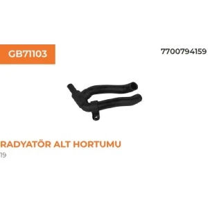 RADYATÖR HORTUMU ALT R19 1.9D