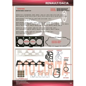MEGANE - CLİO - LAGUNA - LOGAN 1.4-1.6/16 V FULL.T K KEÇELİ SUB. LASTİKLİ K4J-K4M 700-710-712-714