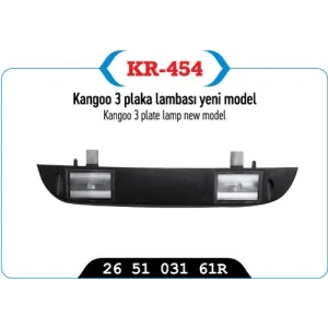 PLAKA LAMBASI KANGOO III YM