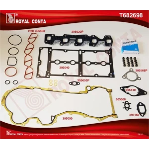 ÜST TAKIM CONTA REINZ SÜBAP LASTİKLİ SİLİNDİR KAPAK CONTASIZ FIAT LINEA DOBLO 1.3D MULTIJET 90HP 199.A3.000 263.A6.000 02 36259 02 655321