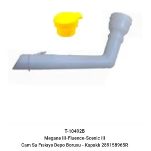SU FİSKİYE DEPO BORUSU KAPAKLI MEGANE III FLUENCE