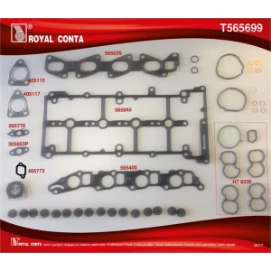 ÜST TAKIM CONTA SKT KEÇELİ S.LASTİKLİ SİLİNDİR KAPAK CONTASIZ FIAT BRAVO II DOBLO LINEA 1.6 MULTIJET DİZEL