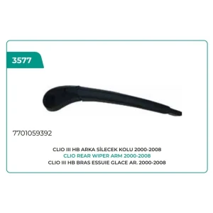 ARKA SİLECEK KOLU CLIO III HATCHBACK