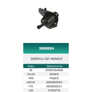 DEBRIYAJ ÜST MERKEZI FIESTA-KA 1.3/1.4 98-> KG190093.0.1