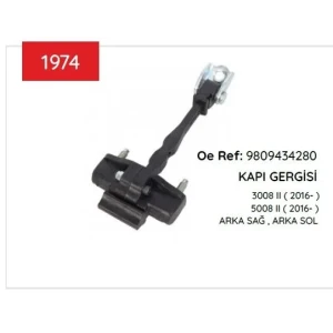KAPI GERGİSİ ARKA PEUGEOT CITROEN DS 3008 II 5008 II C5 AIRCROSS DS7 CROSSBACK 2016 - 2017- 2018 -