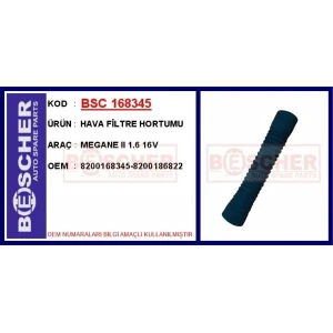 HAVA FİLTRE HORTUMU MEGANE II 1.6 16V