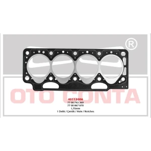 SİLİNDİR KAPAK CONTASI 1 DELIK 1.75MM R19 EXPRESS CLIO MEGANE