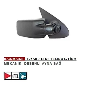 DIŞ DİKİZ AYNASI SAĞ TEMPRA