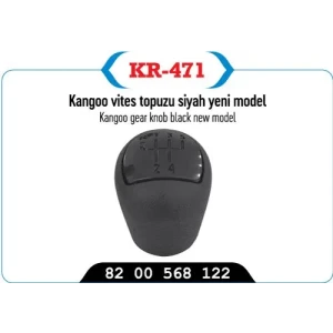 VITES TOPUZU SİYAH KANGOO