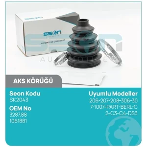 AKS KÖRÜĞÜ İÇ 206-207-208-306-307-1007-PART-BERL-C 2-C3-C4-DS3