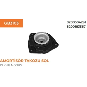 AMORTİSÖR TABLASI TAKOZU SAĞ CLIO III MODUS / MICRA NOTE QASHQAI