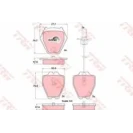 DİSK BALATA ÖN AUDI-A4 B5 (8D2)-A4 B5 AVANT (8D5)-A6 C5 (4B2)-A6 C5 AVANT (4B5)-ALLROAD C5 (4BH)VOLK