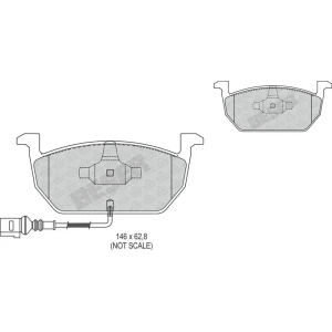 FREN BALATASI ÖN AUDI A3 2014-2020 / SEAT LEON 2013-2020 / SKODA OCTAVIA 2012-2020 (13-) 220372203522036