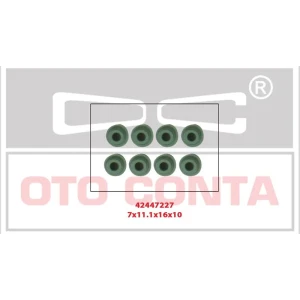7 MM SUBAP LASTİĞİ 8 ADET TAKIM VİTON7×11.1×16×10MM 20SER 20SEH-C20NE
