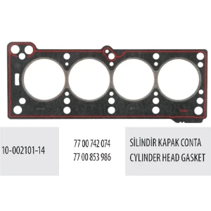 SİLİNDİR KAPAK CONTASI R9-19 KNG CLİO MGN E7J(95-