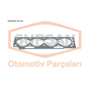 SİLİNDİR KAPAK CONTASI RENAULT KANGOO - EXPRESS 1. 9D - R19 1.9D (ENG. F8Q ESKİ MOTOR) 3 ÇENTİK - SACLI ÖZEL KLİNGRİT