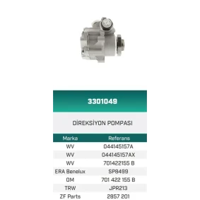 DİREKSİYON POMPASI HİDROLİK TRANSPORTER IV T4 1.9/2.4 HATTAT/HEMA