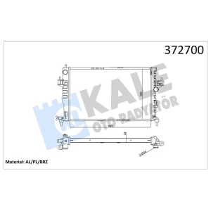 SU RADYATÖRÜ CORSA C COMBO 1.7 DTI MT 598×369X32