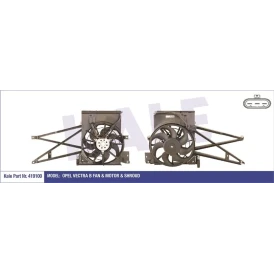 FAN MOTORU DAVLUMBAZLI VECTRA B 1.6 1.8 2.0 2.5 120W 310MM