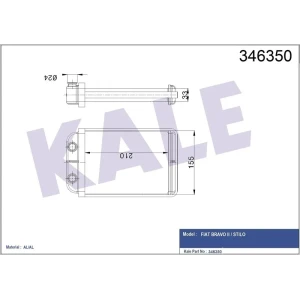 KALORİFER RADYATÖRÜ BRAVO II STILO AL-BRZ