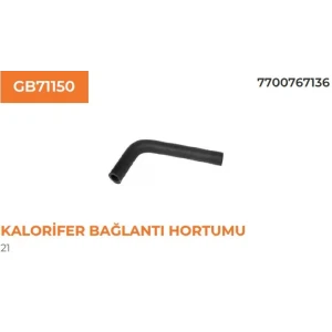 KALORİFER BAĞLANTI HORTUMU RENAULT RENAULT 21 2,0