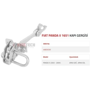 KAPI GERGİSİ PANDA II ARKA 2003-2009