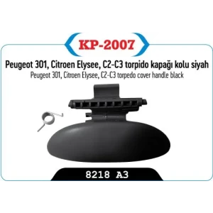 TORPİDO KAPAĞI AÇMA KOLU SİYAH PEUGEOT PARTNER CİTROEN BERLİNGO C2 C3