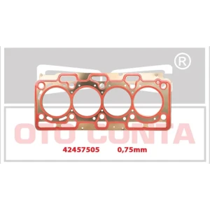 SİLİNDİR KAPAK CONTASI FLUENCE CLIO III MEGANE III 1.500CC FLUENCE CLIO III MEGANE III 1.500CC DCI S.K.C ÇELIK MLS K9K 770-808-834-836-846-892 11 04 470 55R