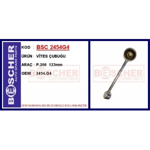 VİTES ÇUBUĞU P.206 123mm