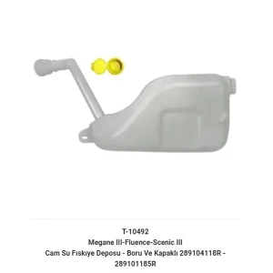 SU FİSKİYE DEPOSU RENAULT MEGANE FLUENCE III SCENİC BORULU CONTALI KAPAKLI