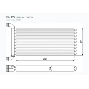 KALORİFER RADYATÖRÜ MERCEDES SPRINTER, VW CRAFTER