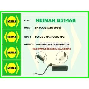 BAGAJ AÇMA DUGMESİ FOCUS-C-MAX-FOCUS MK2