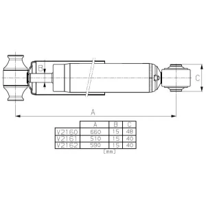 AMORTİSÖR FORD TRANSIT ARKA