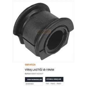 VİRAJ DEMİR LASTİĞİ PALİO SIENA ÇAP 19
