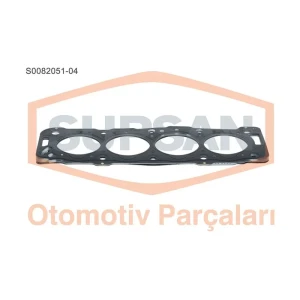 SİLİNDİR KAPAK CONTASI PEUGEOT PARTNER / CİTROEN B ERLİNGO (ENG. DW8) 4 ÇENTİK - ÇOK KATMANLI ÇELİK