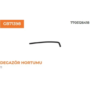 DEGAZÖR HORTUMU RENAULT R 11-FLASH 7705126418