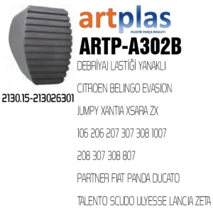 DEBRİYAJ LASTİĞİ YANAKLI CITROEN BELINGO EVASION J UMPY XANTIA XSARA ZX 106 206 207 307 308 1007 208 307 308 807 PARTNER FIAT PANDA DUCATO TALENTO SCUDO ULYESSE LANCIA ZETA